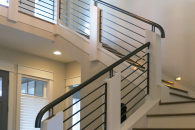 Staircase - transitional staircase idea in Denver