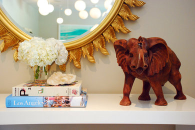 Inspiration for an eclectic entryway remodel in Los Angeles