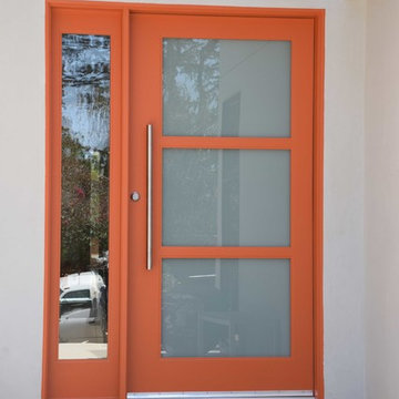Orange Front Door