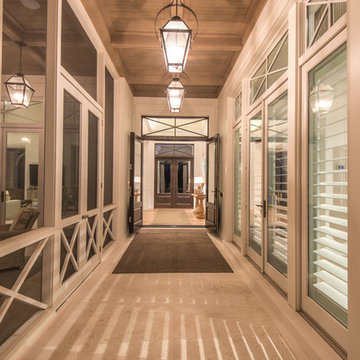Outdoor entry hall