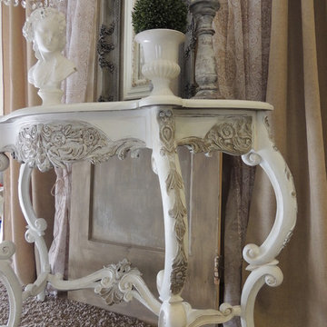 Painted Foyer Table