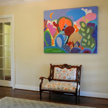 Painting "A Beautiful Garden", in a beautiful Stanford home