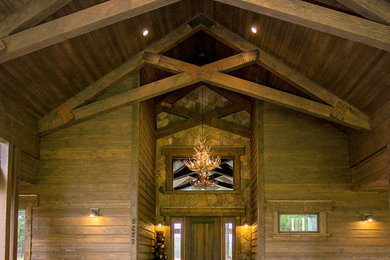 Design ideas for a rustic entrance in Phoenix.