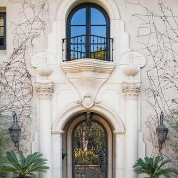 Pasadena Transitional Style Italian Revival Exterior Detail