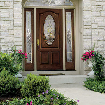Pella® Architect Series® fiberglass entry doors add instant curb-appeal