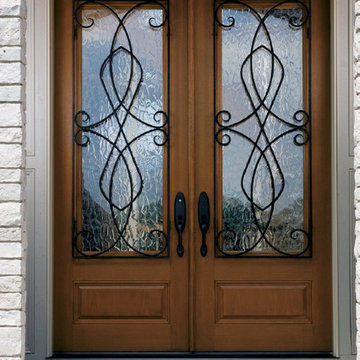 Pella® Architect Series® fiberglass entry doors create instant curb-appeal