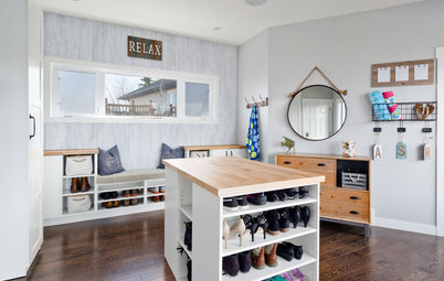 Room of the Day: A Canadian Mudroom With Coastal Charm