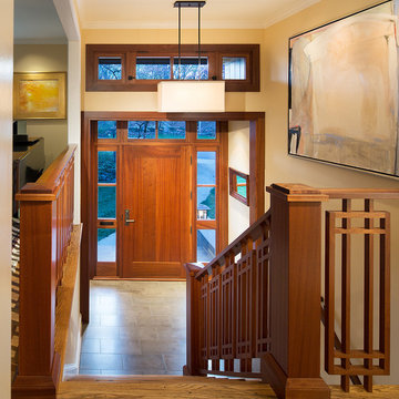 Prairie-Style Entry & Foyer
