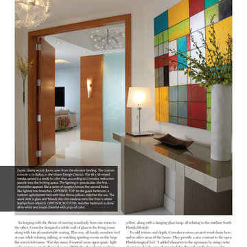 PRESS - J Design Group Projects in Aventura Magazine.