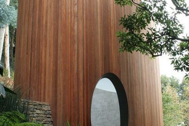 Inspiration for a contemporary front door remodel in Los Angeles