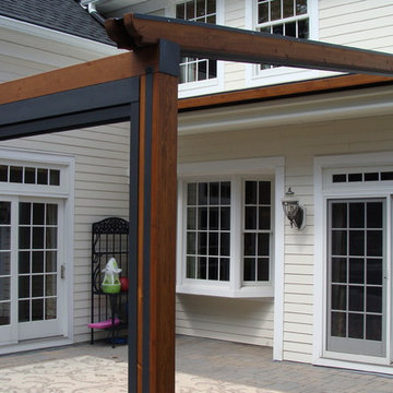 Private Residence, Northern NJ - Gennius Retractable Pergola Awning