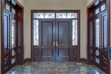 Inspiration for a traditional entrance in Toronto.