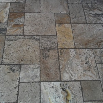 Quartz tile floors