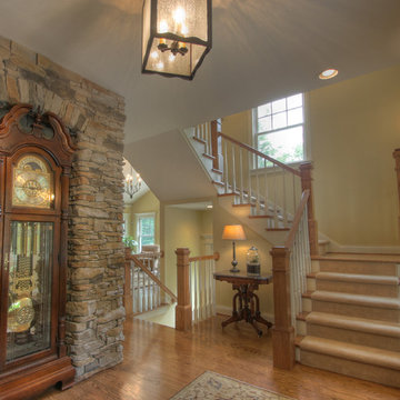Quiet Casual Home: Front Entryway and Stair