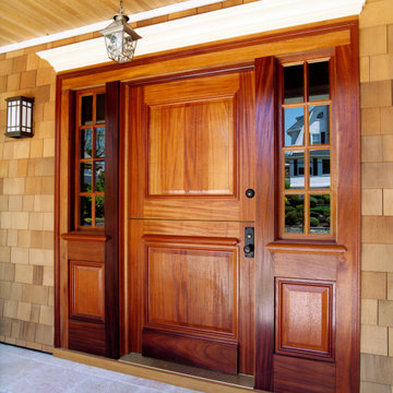 Raised-panel front door