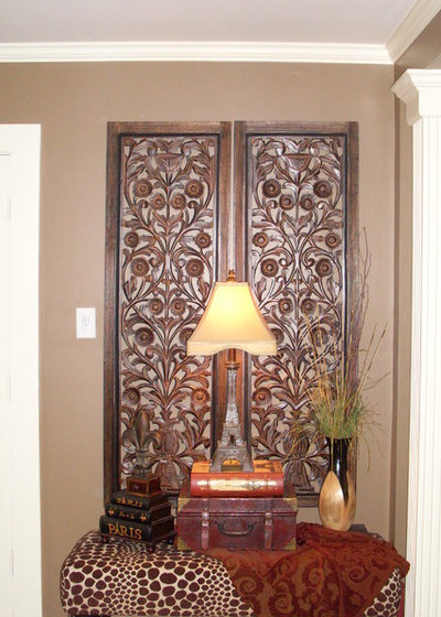 Eclectic Entry by Interiors with Attitude, LLC