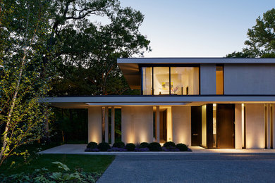 Inspiration for a modern entryway remodel in Chicago