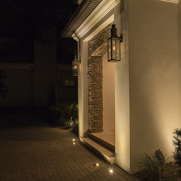 Recessed Front Entry Lighting