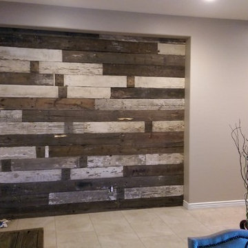 Reclaimed Barnwood Accent Wall