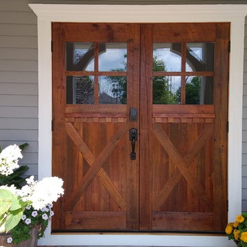 Reclaimed Barnwood Front Door