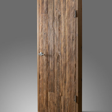 Reclaimed wood doors