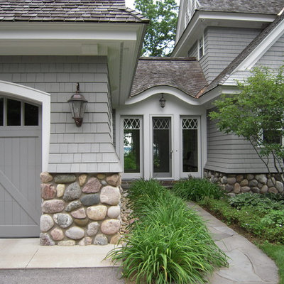 Inspiration for a timeless entryway remodel in Other