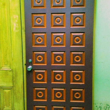 Restored antique doors