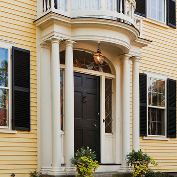 Restored Federal Portico - Sea Captain's House