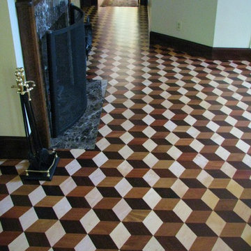 Rhombus Parquet floor