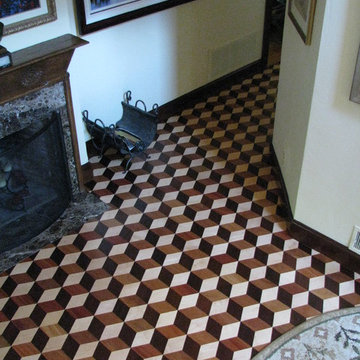 Rhombus Parquet flooring