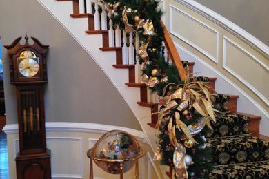 Inspiration for a staircase remodel in Richmond