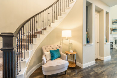 Trendy entryway photo in Dallas
