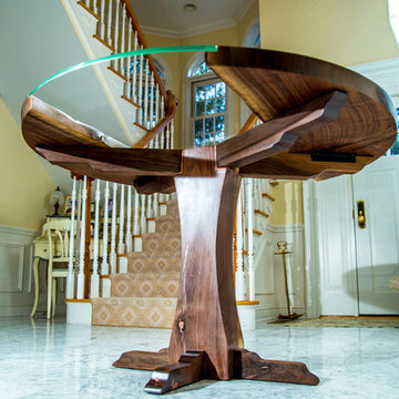 Round Front Entrance Table