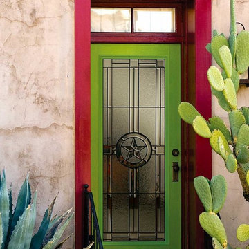 Rustic and Unique Front Door