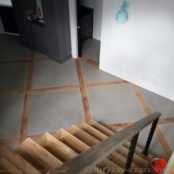Rustic Modern Home Polished Concrete & Casting - Timnath, CO