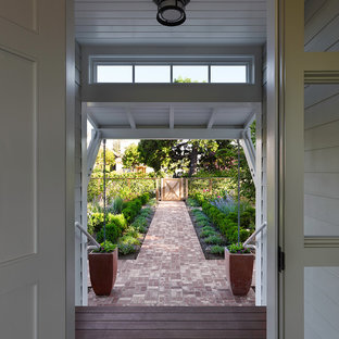 Elegant single front door photo in San Francisco with a white front door