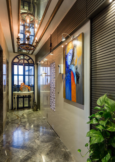 Rustic Entrance by Kunal & Associates