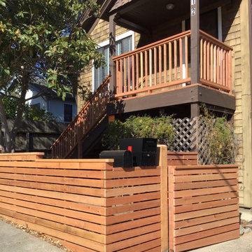 San Rafael Horizontal Fence and New Entry Stairs and Landing