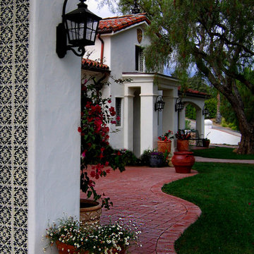 Santa Barbara Spanish Revival Style new home