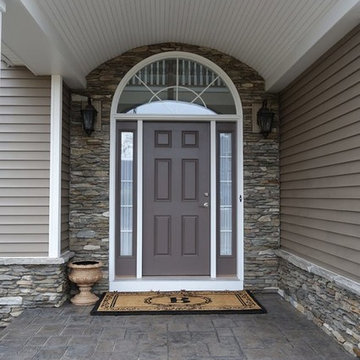 Silverton Natural Thin Stone Veneer Entrance