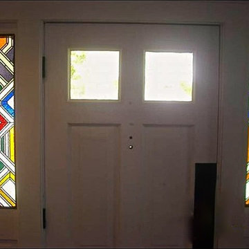 South Austin Stained Glass Entry way