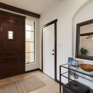 Spanish Mediterranean Style Townhouse in the Heights, Houston, TX - Foyer