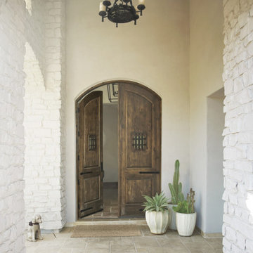 Spanish Transitional - Entry Vestibule www.hryanstudio.com