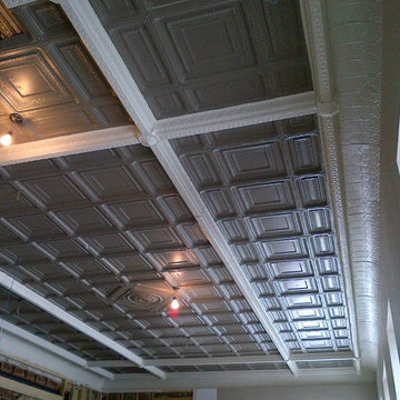 Spencer - Tin ceiling after