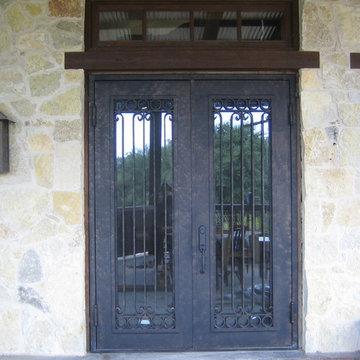 Square Iron Doors