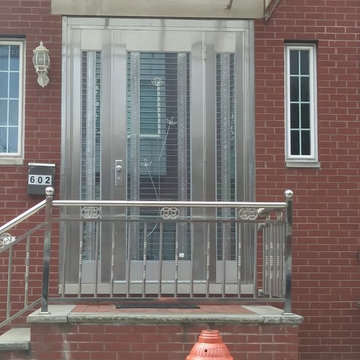 Stainless Steel Entry Door-Exterior