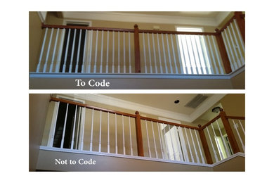 Stairs - bring balusters to Code for Safety