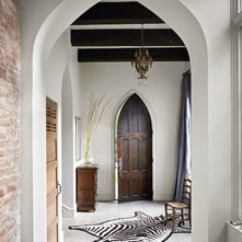 Eclectic Entry by Hugh Jefferson Randolph Architects