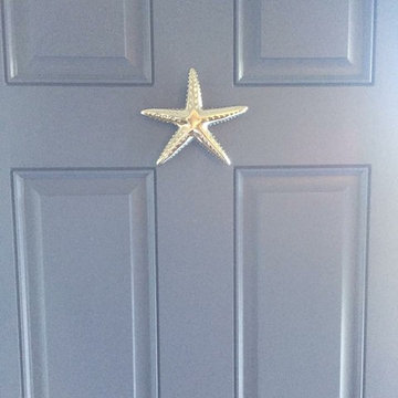 Starfish Door Knocker, Nickel - MH1063