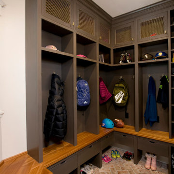 Stately kitchen & mudroom
